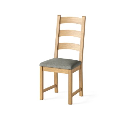 Belfort Ladder Back Dining Chair - Grey Belfort Ladder Back Dining Chair - Grey