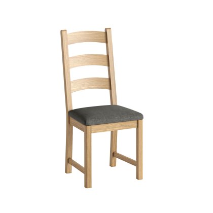 Belfort Ladder Back Dining Chair - Charcoal Belfort Ladder Back Dining Chair - Charcoal