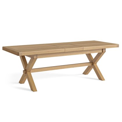 Belfort Cross Leg Extending Dining Table Belfort Cross Leg Extending Dining Table