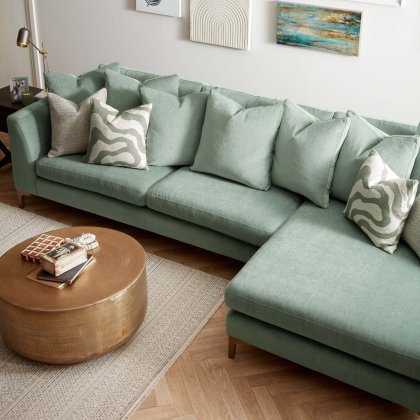 Millie Small Chaise Pillow Back Sofa RHF Millie Small Chaise Pillow Back Sofa RHF