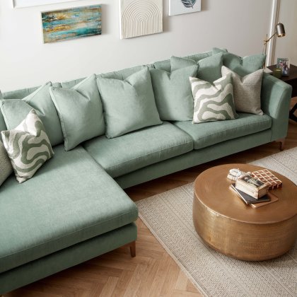 Millie Small Chaise Pillow Back Sofa LHF Millie Small Chaise Pillow Back Sofa LHF