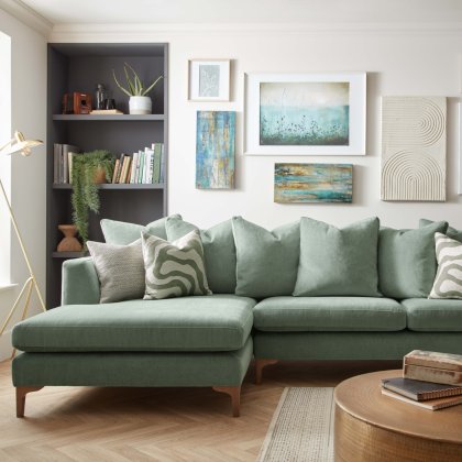 Millie Large Chaise Pillow Back Sofa LHF Millie Large Chaise Pillow Back Sofa LHF