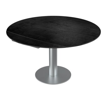 Luna Extending Dining Table - Titanium Luna Extending Dining Table - Titanium