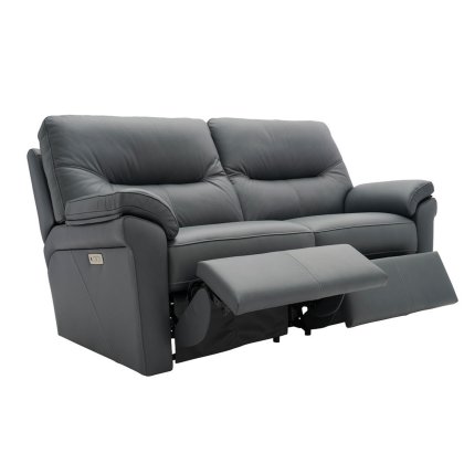 G Plan Seattle 2.5 Seater Double Power Recliner Sofa with Lumbar in Leather G Plan Seattle 2.5 Seater Double Power Recliner Sofa with Lumbar in Leather