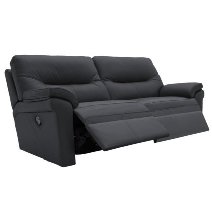 G Plan Seattle 3 Seater Double Manual Recliner Sofa with Heated Seats in Leather G Plan Seattle 3 Seater Double Manual Recliner Sofa with Heated Seats in Leather