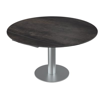 Luna Extending Dining Table - Dark Steel Luna Extending Dining Table - Dark Steel