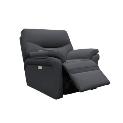 G Plan Seattle Power Recliner Armchair with Lumbar in Leather G Plan Seattle Power Recliner Armchair with Lumbar in Leather