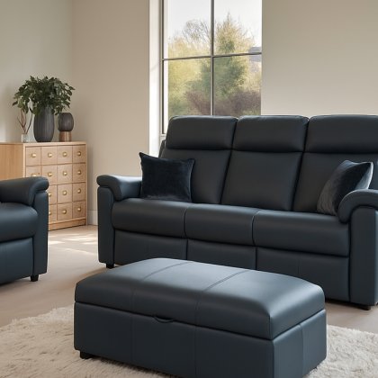 Parker Knoll Arizona 3 Seater Sofa in Leather Parker Knoll Arizona 3 Seater Sofa in Leather