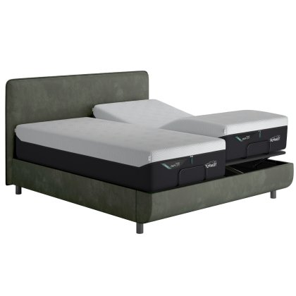 Tempur Ergo Smart Base with Form Headboard - Dark Green Tempur Ergo Smart Base with Form Headboard - Dark Green