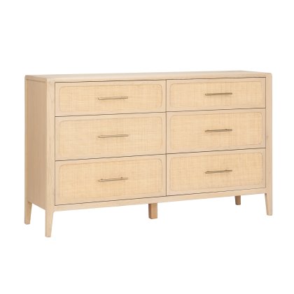 Casera 6 Drawer Wide Chest Casera 6 Drawer Wide Chest