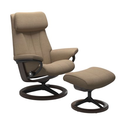 Stressless Paul Chair & Stool Signature Base Stressless Paul Chair & Stool Signature Base