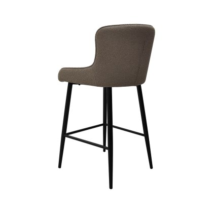 Ashford Bar Stool Mocha Beige Boucle Ashford Bar Stool Mocha Beige Boucle