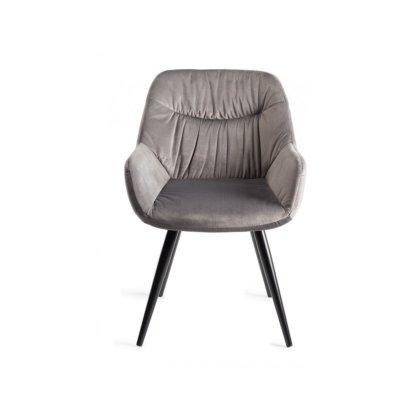 Langford Dining Chair - Grey Velvet Langford Dining Chair - Grey Velvet