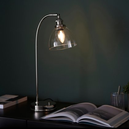 Hansen Task Table Lamp - Bright Nickel Hansen Task Table Lamp - Bright Nickel