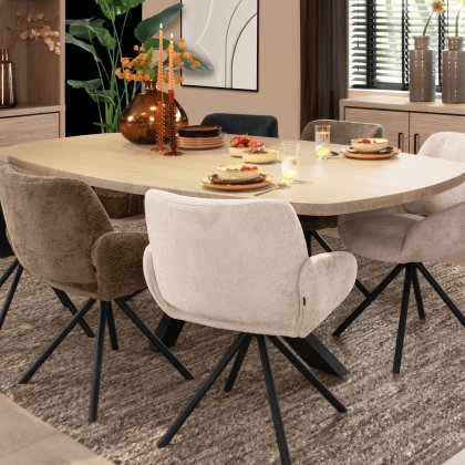 Harris Danish Oval Fixed Dining Table Harris Danish Oval Fixed Dining Table