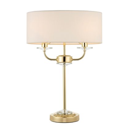 Nixon 2 Light Table Lamp - Brass Nixon 2 Light Table Lamp - Brass
