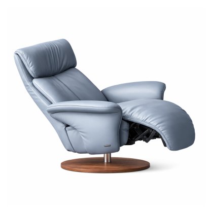 Himolla Sinatra Small Manual Armchair with Wooden Plate Himolla Sinatra Small Manual Armchair with Wooden Plate