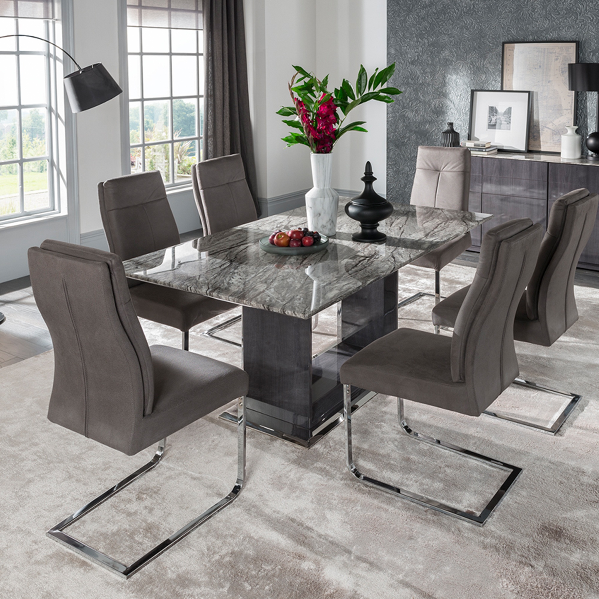 Dining Table And Chairs Latest Designs : Dining Table Glass Tables ...