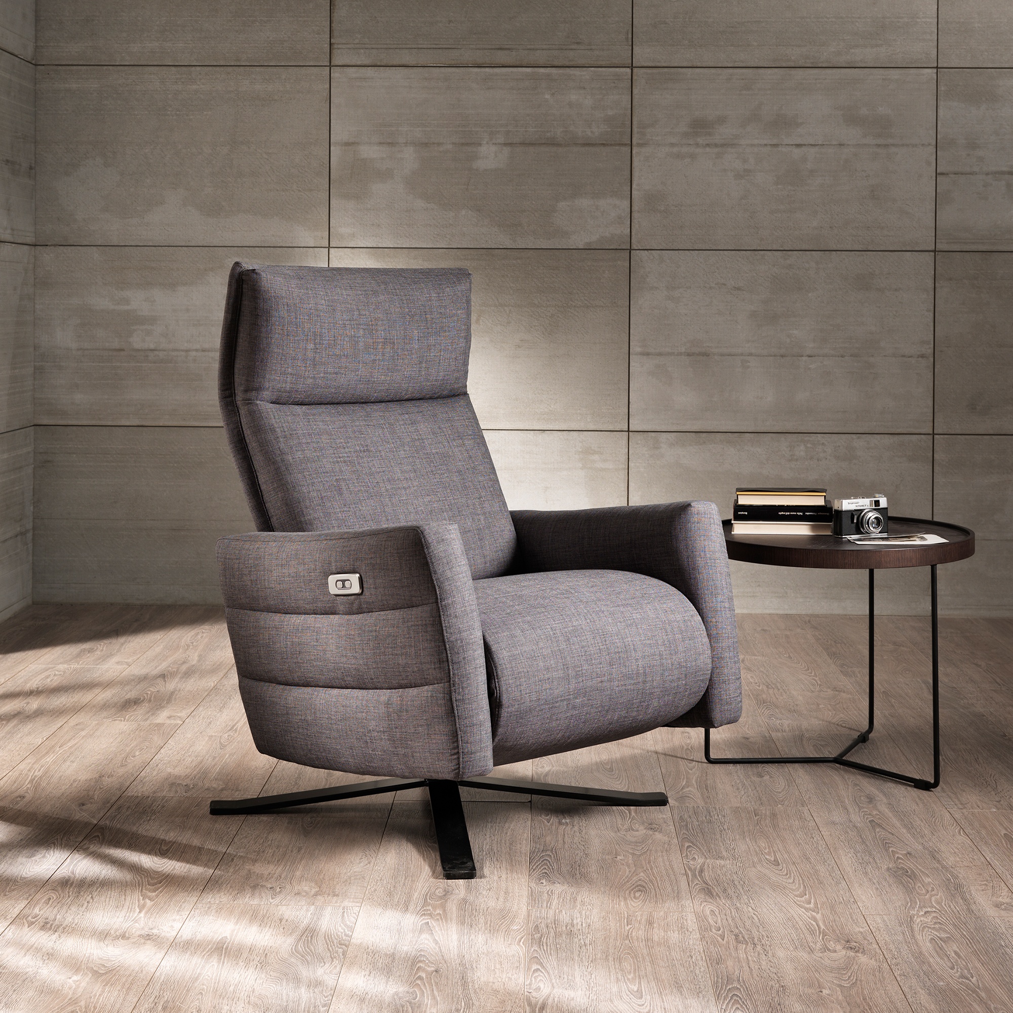 Natuzzi Editions Istante Reclining Armchair | All Chairs | Cookes Furniture