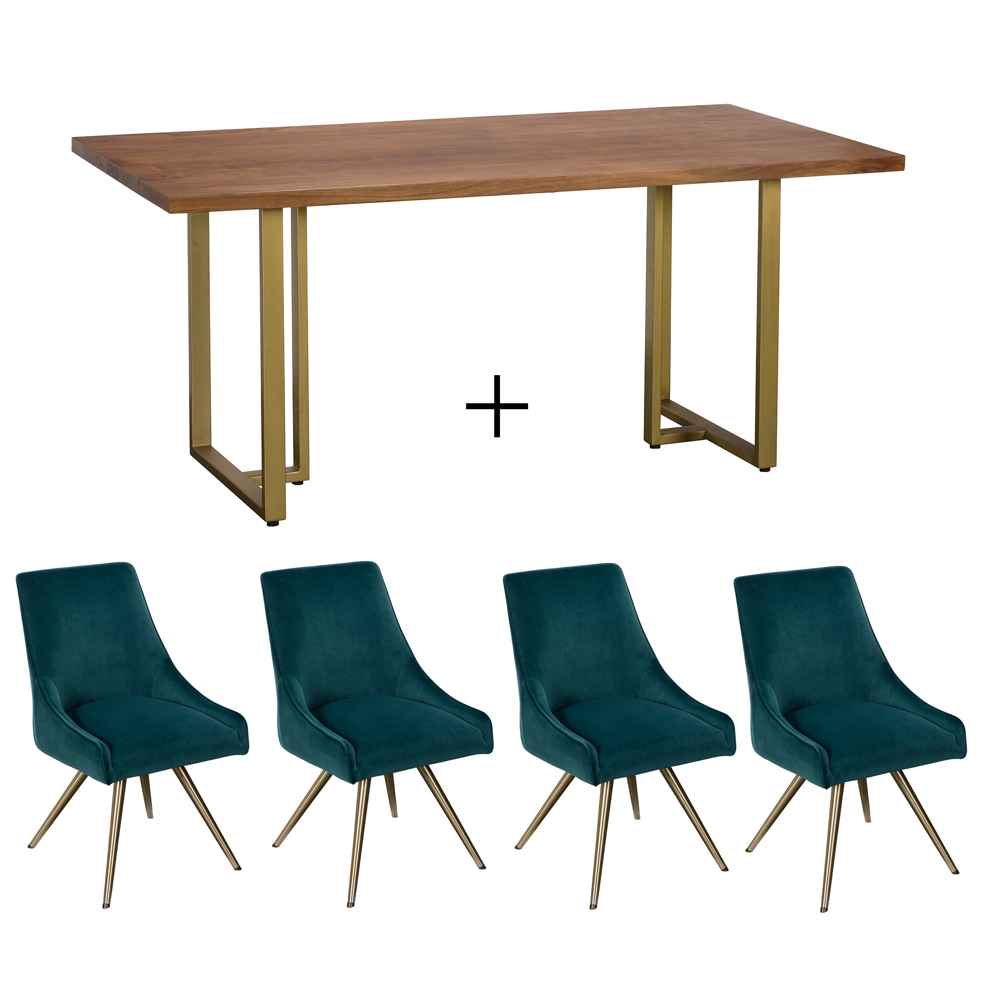 mario dining table and 4 chairs