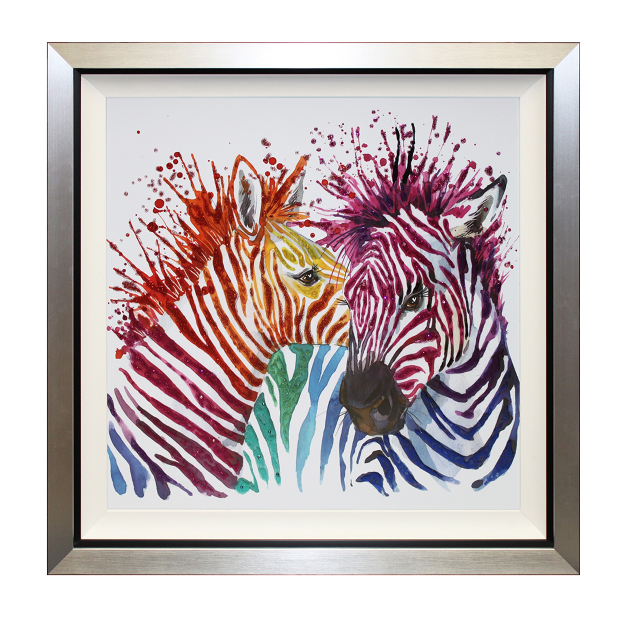 zebra framed pictures