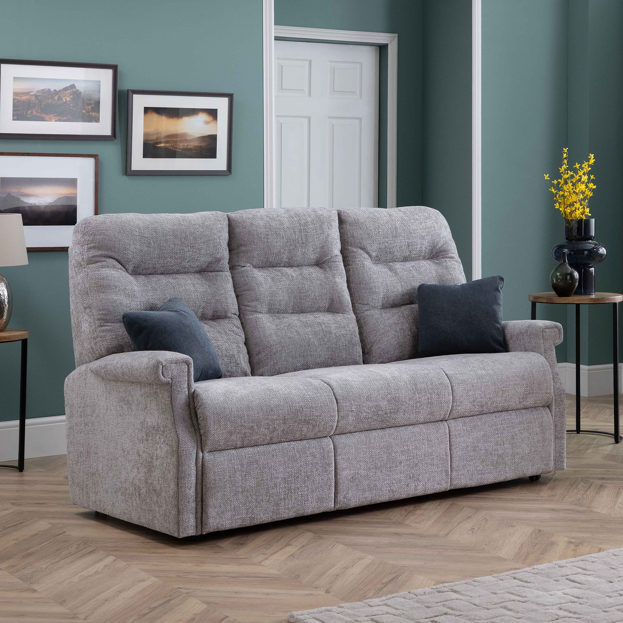 Celebrity Sandhurst 3 Seater Reclining Sofa | Recliner Sofas | Cookes ...