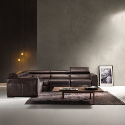 Natuzzi Editions Forza Electric Recliner Corner Sofa Natuzzi Editions Forza Electric Recliner Corner Sofa