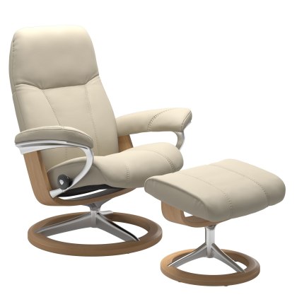 Stressless Consul Signature Chair & Stool Promo