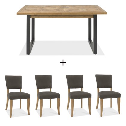 Cookes Collection Iris Dining Table and 4 Chairs Cookes Collection Iris Dining Table and 4 Chairs