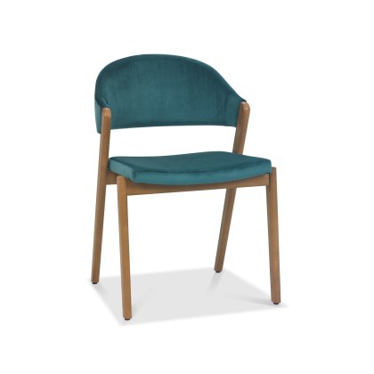 Clifton Upholstered Dining Chair - Azure Velvet Clifton Upholstered Dining Chair - Azure Velvet