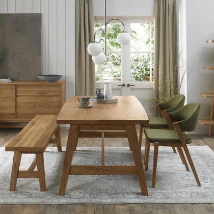 Clifton Dining Table, 2 Chairs & Bench Set Clifton Dining Table, 2 Chairs & Bench Set