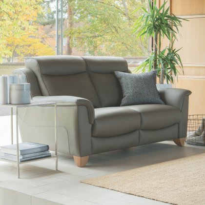 Parker Knoll Manhattan 25 Large 2 Seater Sofa in Leather Parker Knoll Manhattan 25 Large 2 Seater Sofa in Leather