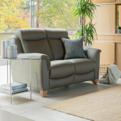 Parker Knoll Manhattan 25 2 Seater Sofa in Leather Parker Knoll Manhattan 25 2 Seater Sofa in Leather