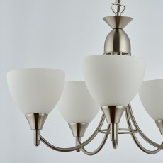 Satin Chrome 5 Light Fitting 2