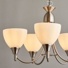 Satin Chrome 5 Light Fitting 3