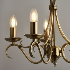 Antique Fitting with 5 Candles 4