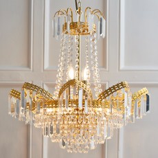 Gold 9 Light Chandelier 3