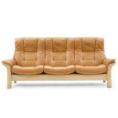 Stressless Buckingham High Back 3 Seater Sofa in Cori Leather