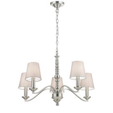 5 Light Fitting in Satin Nickel 1