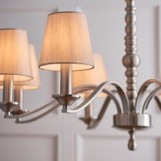 8 Light Fitting in Satin Nickel 3