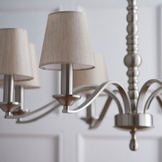 8 Light Fitting in Satin Nickel 4