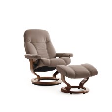 Stressless Consul Small Chair and Stool Classic Base 3