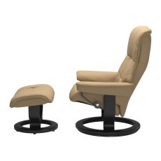 Stressless Mayfair Medium Chair & Stool Classic Base 2