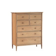 Ercol Teramo 7 Drawer Tall Wide Chest