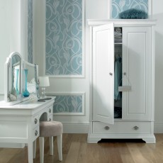 Cookes Collection Chateau Blanc Double Wardrobe 