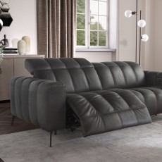 Natuzzi Editions Portento Large Electric Recliner Sofa 5