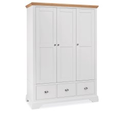 Cookes Collection Camden Two Tone Triple Wardrobe 