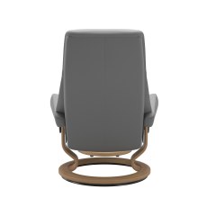 Stressless View Medium Chair & Stool Classic Base 3