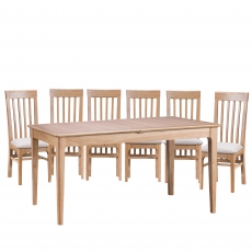 Cookes Collection Blackburn Dining Table and 6 Chairs