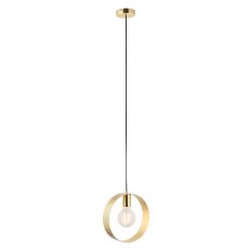 Hoop Pendant Brass 1